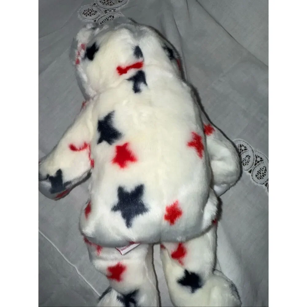 Ty Beanie Buddy Glory Bear 2001 Red White Blue Stars Flag USA Mint Tags 15” TyLO